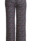 Michael Kors Elegant High Waist Straight Black Trousers