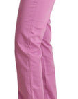 Jacob Cohen Elegant Tapered Pink Denim Jeans