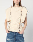 Isabel Marant ISABEL MARANT Top Zohra écru in cotton