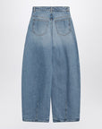 Jacquemus JACQUEMUS Blue Ovalo jeans with curved cut