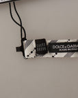 Dolce & Gabbana Chic Polka Dot Silk Bow Tie