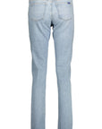 Gant Light Blue Cotton Women Jeans