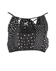 Karl Lagerfeld Black Polyester Women Top