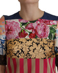 Dolce & Gabbana Patchwork Sheath Mini Dress - Multicolor Elegance