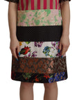Dolce & Gabbana Patchwork Sheath Mini Dress - Multicolor Elegance