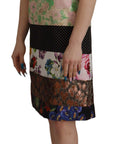 Dolce & Gabbana Patchwork Sheath Mini Dress - Multicolor Elegance