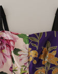 Dolce & Gabbana Patchwork Elegance Silk Blend Dress