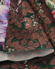 Dolce & Gabbana Patchwork Elegance Silk Blend Dress
