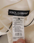 Dolce & Gabbana Exquisite Jacquard Midi Dress in White