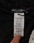 Dolce & Gabbana Elegant Patchwork Midi Silk Blend Dress