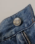 Dolce & Gabbana Patchwork Jacquard Denim Relaxed Jeans