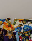 Dolce & Gabbana High Waist Maxi Skirt with Sicilian Patterns