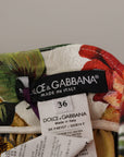 Dolce & Gabbana High Waist Maxi Skirt with Sicilian Patterns