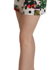 Dolce & Gabbana Floral High Waist Hot Pants Shorts