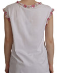 Dolce & Gabbana Chic Sequined Crown Tank Top T-Shirt