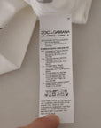 Dolce & Gabbana Elegant Floral Crewneck Cotton Tee