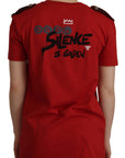 Dolce & Gabbana Elegant Red Crewneck Cotton Tee