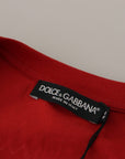 Dolce & Gabbana Elegant Red Crewneck Cotton Tee