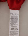 Dolce & Gabbana Elegant Red Crewneck Cotton Tee