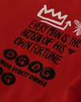 Dolce & Gabbana Elegant Red Crewneck Cotton Tee