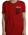 Dolce & Gabbana Elegant Red Crewneck Cotton Tee