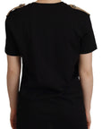 Dolce & Gabbana Chic Black Logo Cotton Tee for Women
