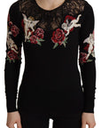 Dolce & Gabbana Embroidered Angel Cardigan Sweater