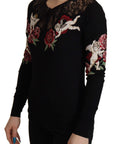 Dolce & Gabbana Embroidered Angel Cardigan Sweater