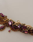 Dolce & Gabbana Sicilian Sparkle Gold-Tone Statement Necklace