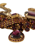 Dolce & Gabbana Sicilian Sparkle Gold-Tone Statement Necklace