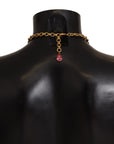 Dolce & Gabbana Chic Gold Statement Sicily Fruit Necklace