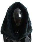 Dolce & Gabbana Exclusive Green Weasel Fur Hooded Scarf