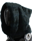 Dolce & Gabbana Exclusive Green Weasel Fur Hooded Scarf