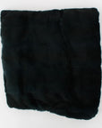 Dolce & Gabbana Exclusive Green Weasel Fur Hooded Scarf