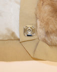 Dolce & Gabbana Exclusive Beige MINK Fur Scarf Wrap