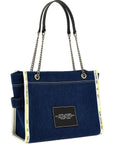 Marc Jacobs Marc Jacobs The Denim Chain Medium Tote Shoulder Bag