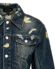 Marc Jacobs Marc Jacobs The Rip And Repair Fluted Denim Jacket Jacket