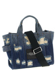 Marc Jacobs Marc Jacobs The Rip And Repair Denim Small Tote Shopping Bag