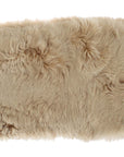 Dolce & Gabbana Elegant Alpaca Fur Shoulder Wrap in Beige
