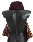 Dolce & Gabbana Exquisite Leopard Print Lambskin Fur Scarf