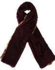 Dolce & Gabbana Exquisite Leopard Print Lambskin Fur Scarf