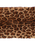 Dolce & Gabbana Exquisite Leopard Print Lambskin Fur Scarf