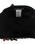 Dolce & Gabbana Elegant Black Crystal-Adorned Cloche Hat