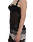 Dolce & Gabbana Elegant Silk Floral Lace Babydoll Chemise