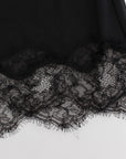 Dolce & Gabbana Elegant Silk Floral Lace Babydoll Chemise