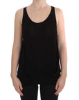 PLEIN SUD Sleek Black Cami Blouse Tank Top