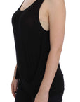 PLEIN SUD Sleek Black Cami Blouse Tank Top