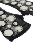 Dolce & Gabbana Sequin-Embellished Cashmere Fingerless Gloves