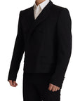Dolce & Gabbana Elegant Double Breasted Wool Blazer