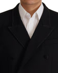 Dolce & Gabbana Elegant Double Breasted Wool Blazer